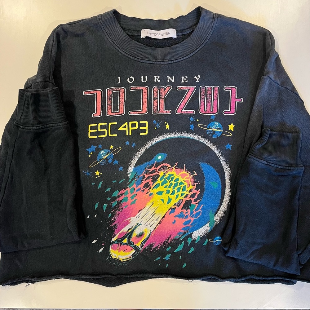 Journey daydreamer pullover cropped sweater